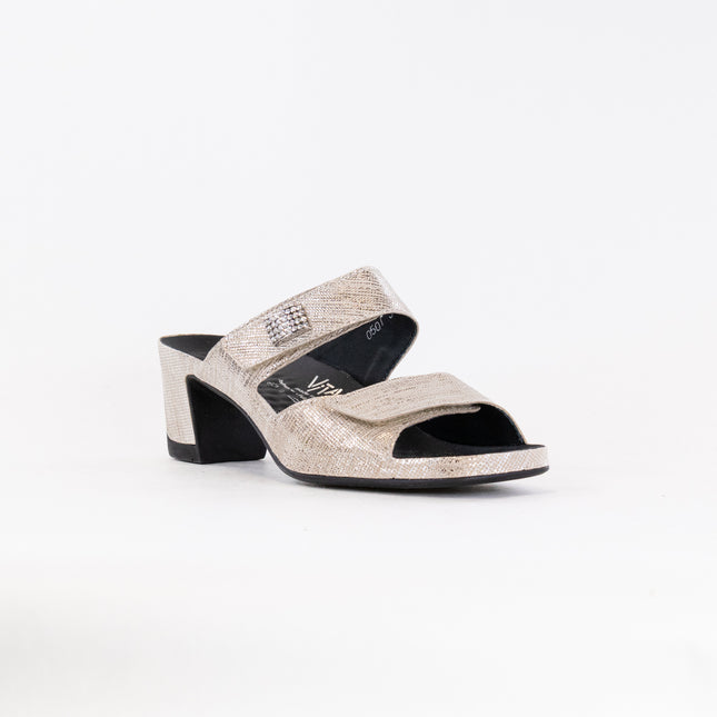 Vital Joy Mule Sandal (Women's) - Dunk Gold Metallic Leather