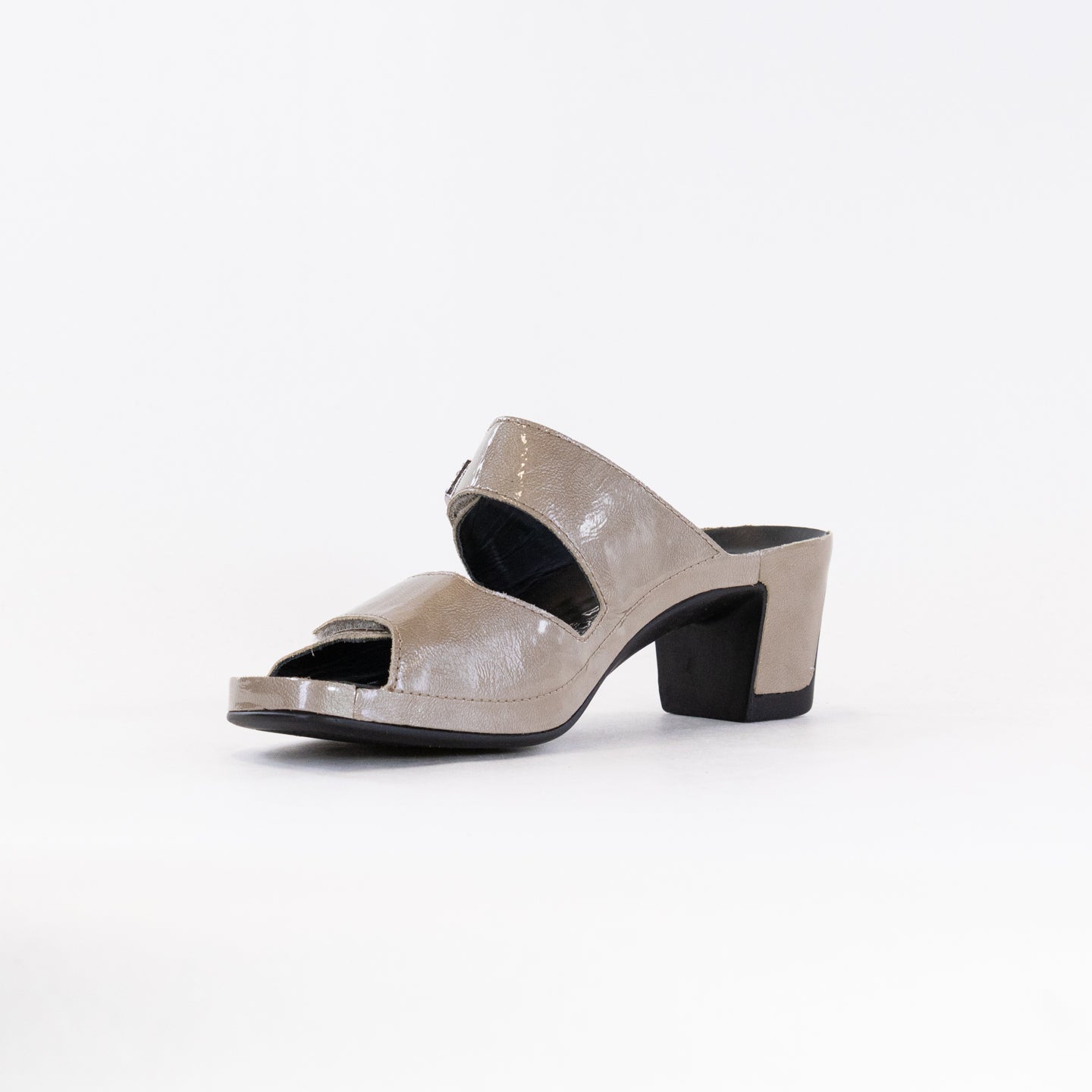 Vital Joy Mule Sandal (Women's) - Apache Taupe Patent Leather