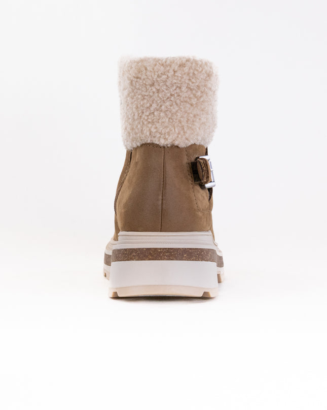 Clarks Hencroft Madi Waterproof (Women's) - Dark Sand Warmlined