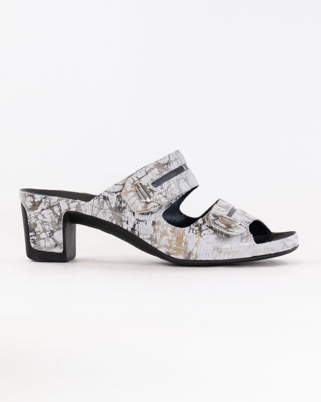 Vital Joy Mule Sandal (Women's) - Apache Cream Metallic Leather