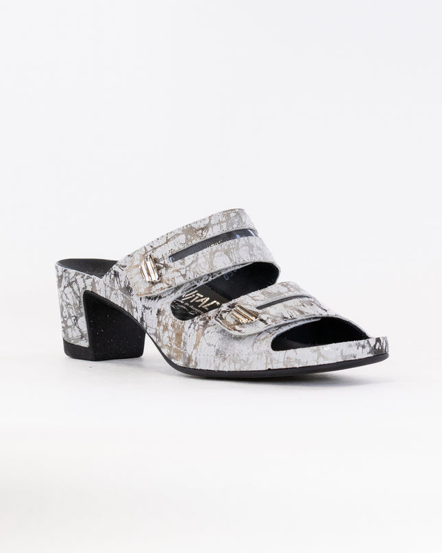 Vital Joy Mule Sandal (Women's) - Apache Cream Metallic Leather