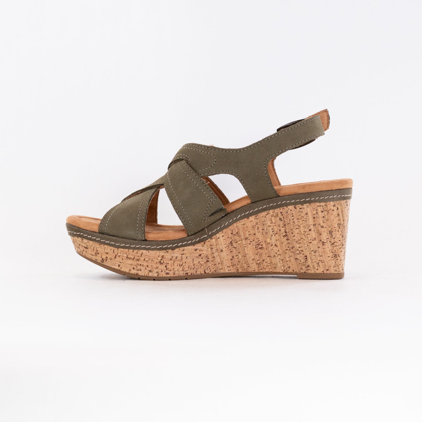 Clarks Elleri Rae (Women's) - Olive Nubuck