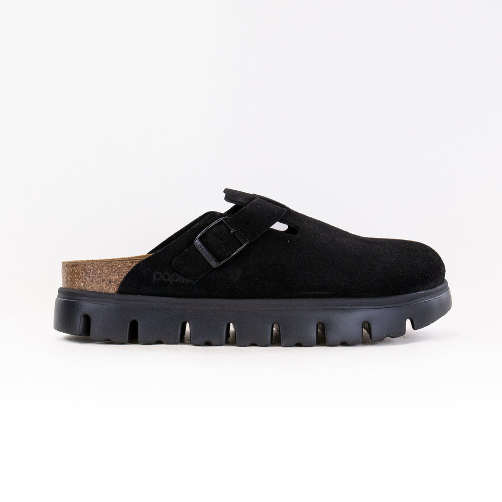 Birkenstock Boston Pap Chunky (Women's) - Black/Black