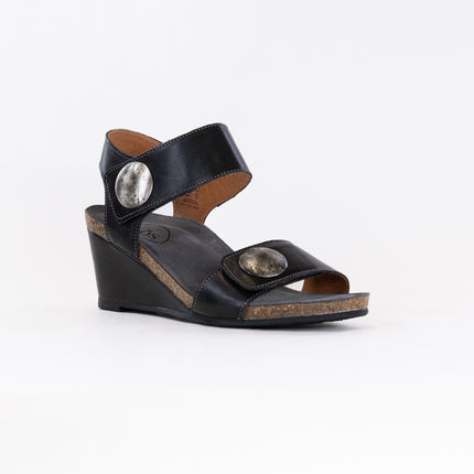 Taos Carousel 3 Wedge Sandal (Women's) - Black