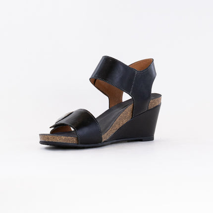 Taos Carousel 3 Wedge Sandal (Women's) - Black