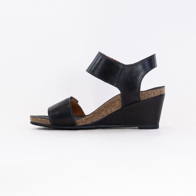 Taos Carousel 3 Wedge Sandal (Women's) - Black