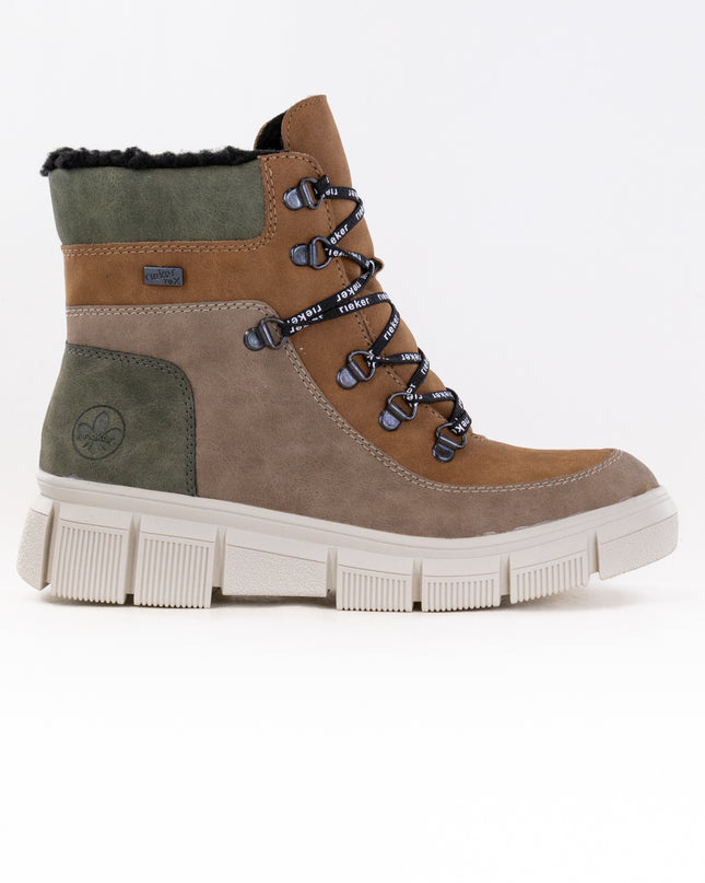 Rieker X3404-90 Warmlined Boot (Women's) - Brown