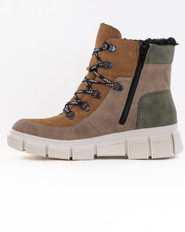 Rieker X3404-90 Warmlined Boot (Women's) - Brown