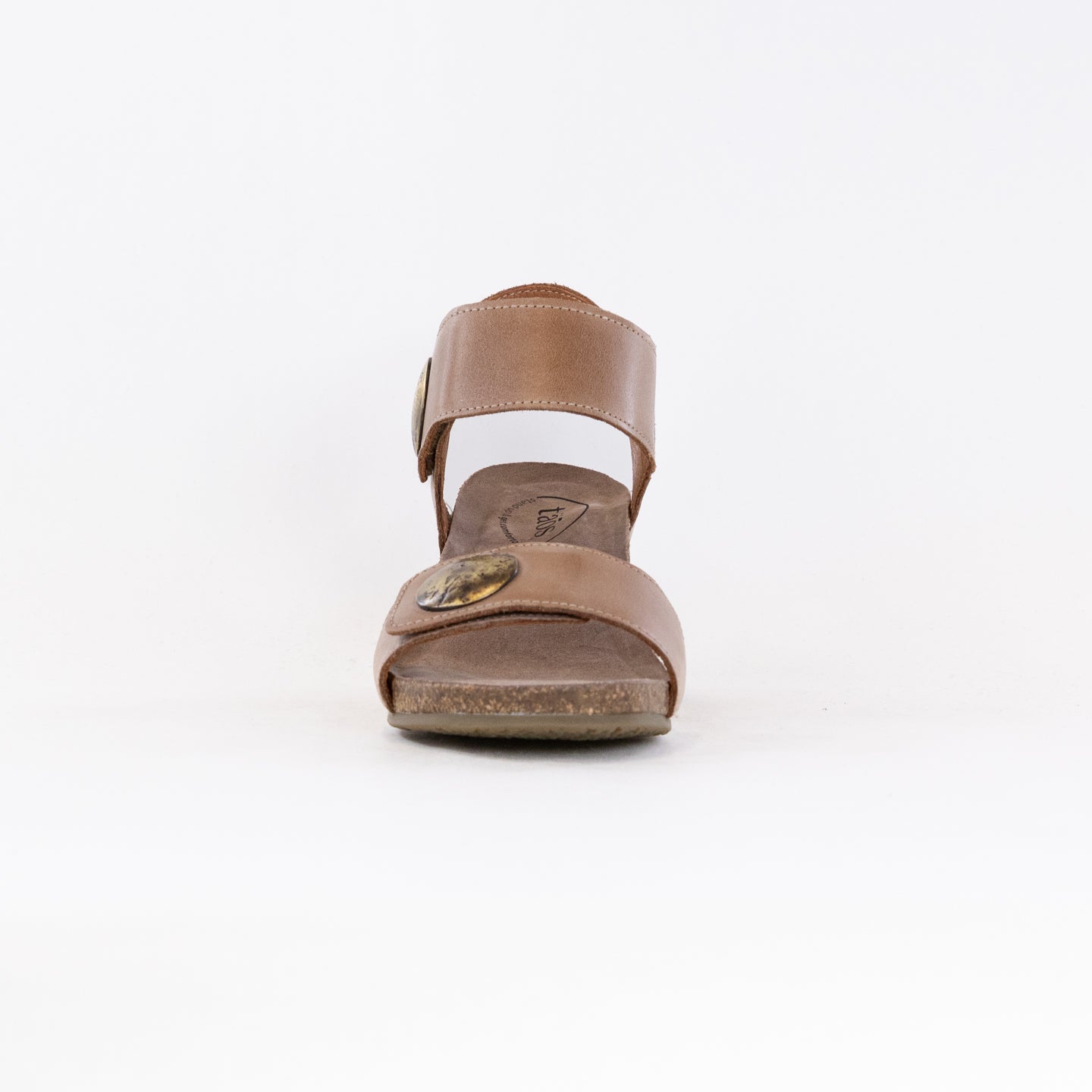 Taos Carousel 3 Wedge Sandal (Women's) - Tan Leather