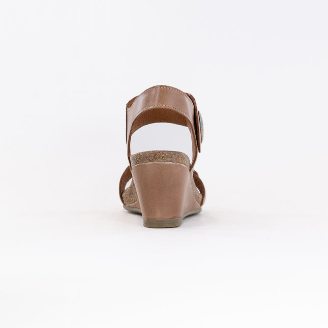 Taos Carousel 3 Wedge Sandal (Women's) - Tan Leather