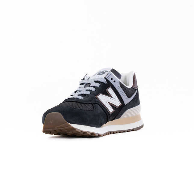 New Balance 574 (UNISEX) - Brown/Dark Silver Metallic