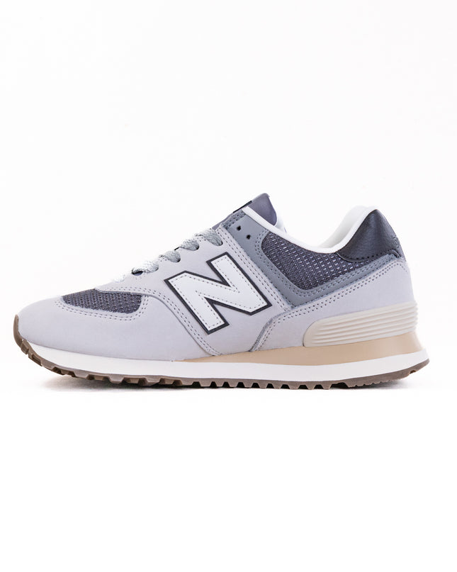 New Balance 574 (UNISEX) - Grey Matter/Dark Silver Metallic