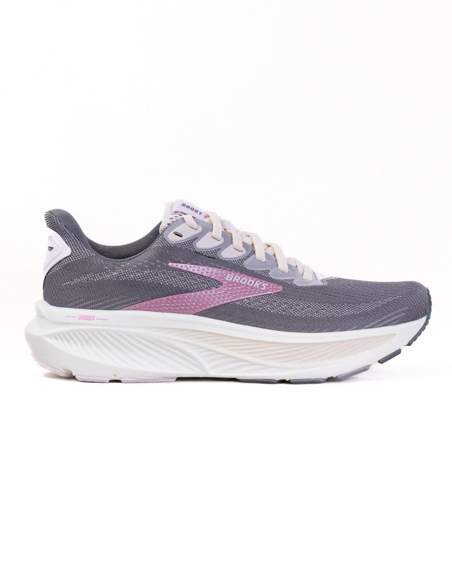Brooks Ghost 17 (Women’s) - Poppy Seed/Pink/Bluewash