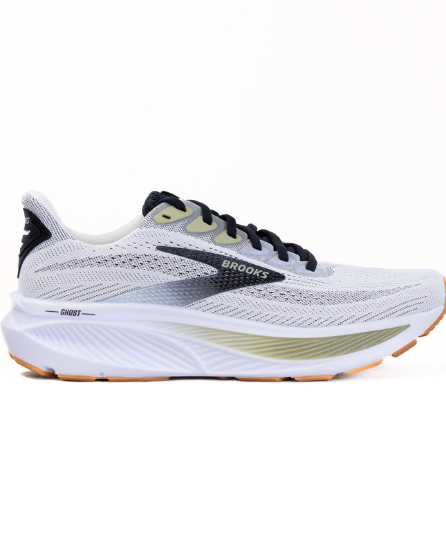 Brooks Ghost 17 (Men’s) - White/Black/Tea