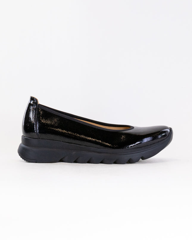Wolky Snallerina F2F (Women's) - Black Patent