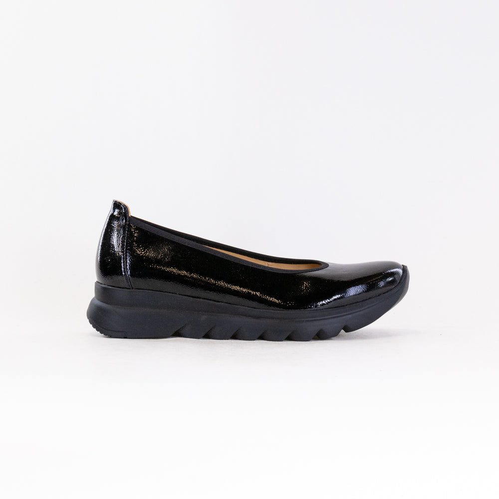 Wolky Snallerina F2F (Women's) - Black Patent