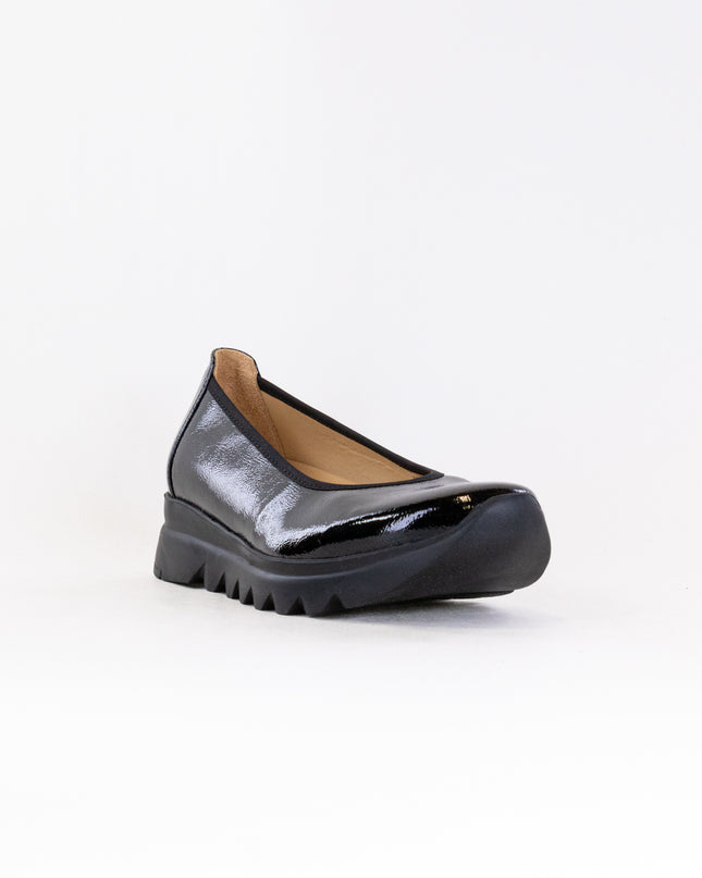 Wolky Snallerina F2F (Women's) - Black Patent