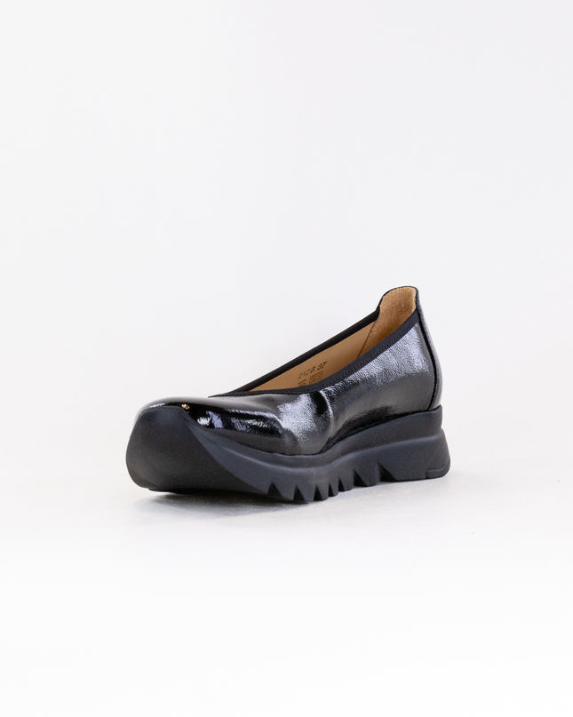Wolky Snallerina F2F (Women's) - Black Patent