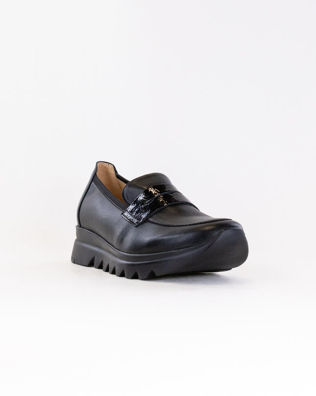 Wolky Snoafer F2F (Women's) - Black Stretch