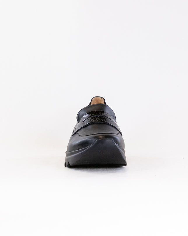 Wolky Snoafer F2F (Women's) - Black Stretch