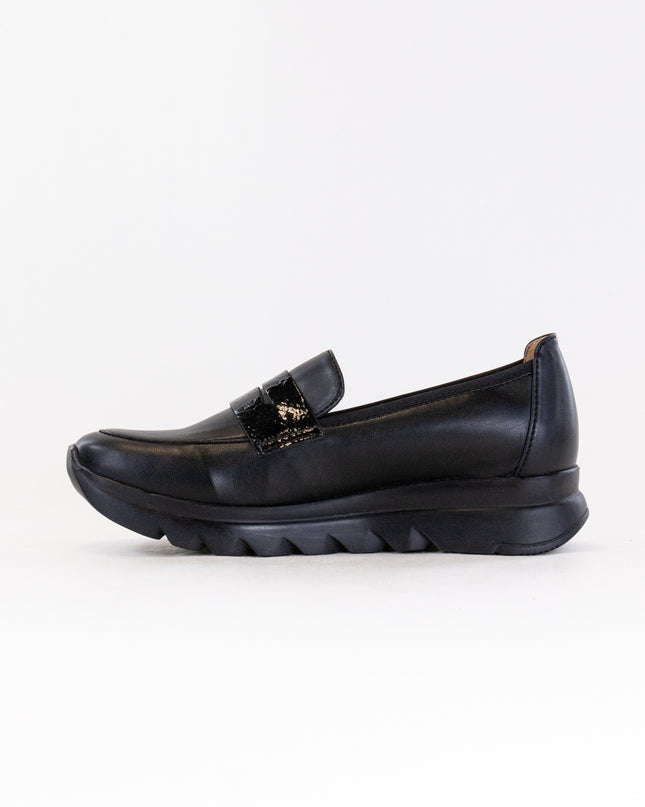 Wolky Snoafer F2F (Women's) - Black Stretch
