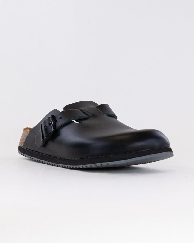 Birkenstock Boston Pro (Unisex) - Black Leather