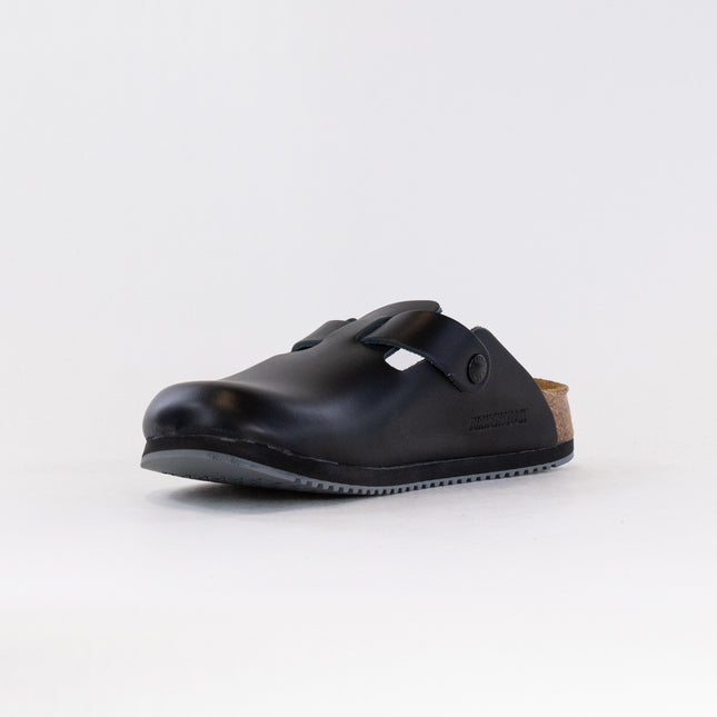 Birkenstock Boston Pro (Unisex) - Black Leather