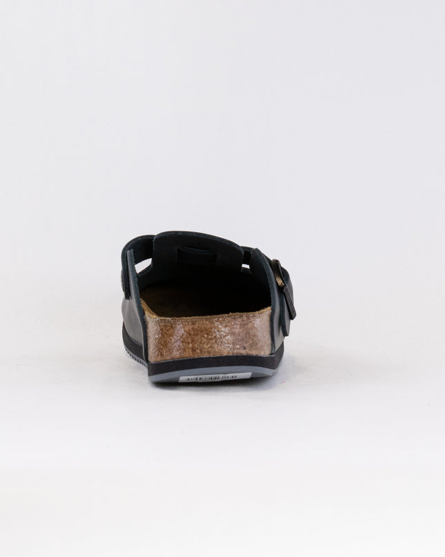 Birkenstock Boston Pro (Unisex) - Black Leather