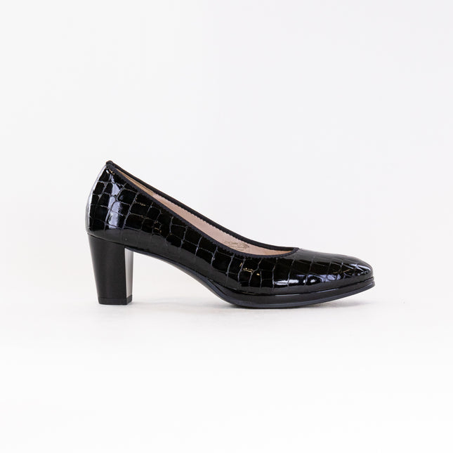 Ara Ophelia Pump (Women's) - Black Kroko