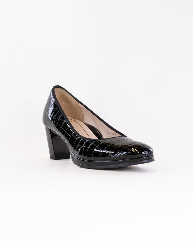 Ara Ophelia Pump (Women's) - Black Kroko