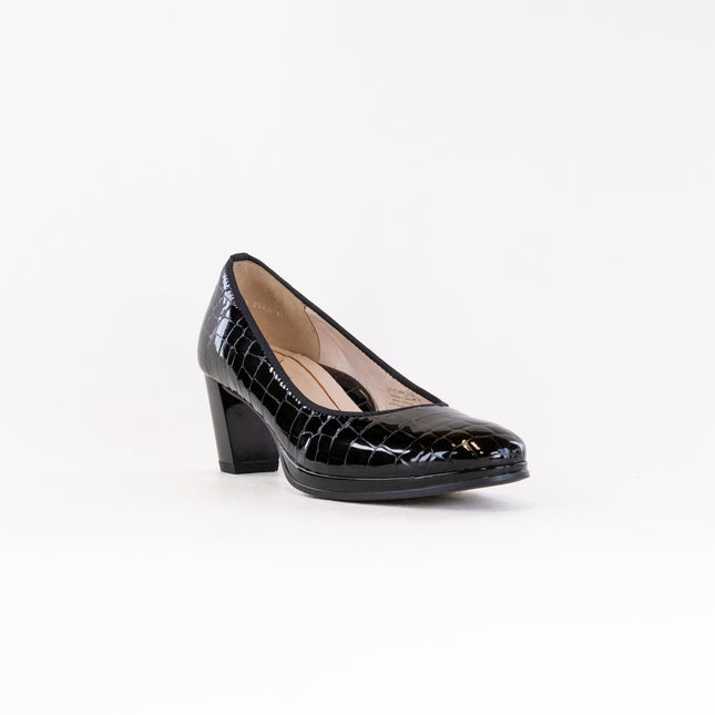 Ara Ophelia Pump (Women's) - Black Kroko