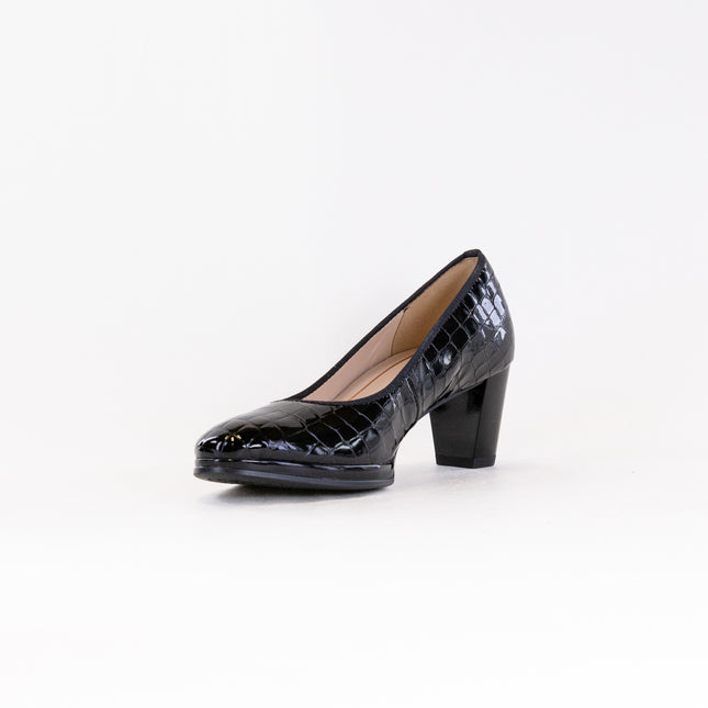 Ara Ophelia Pump (Women's) - Black Kroko