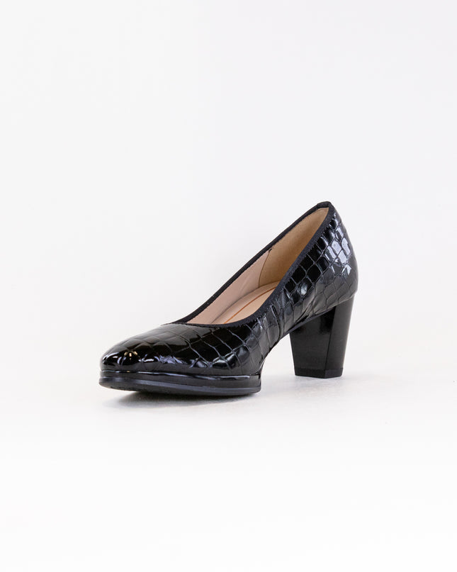 Ara Ophelia Pump (Women's) - Black Kroko