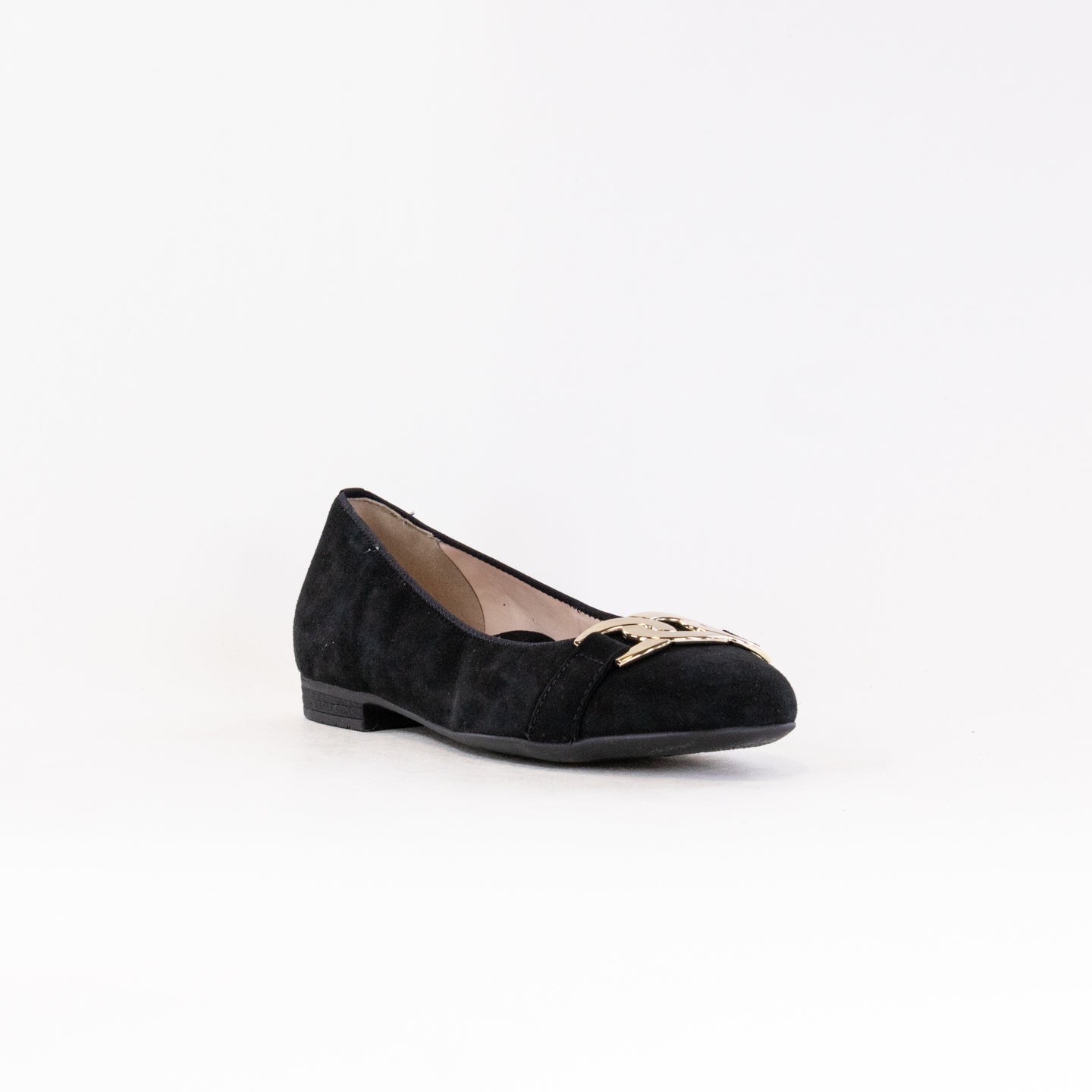 Ara Sky Flat (Women's) - Black Suede