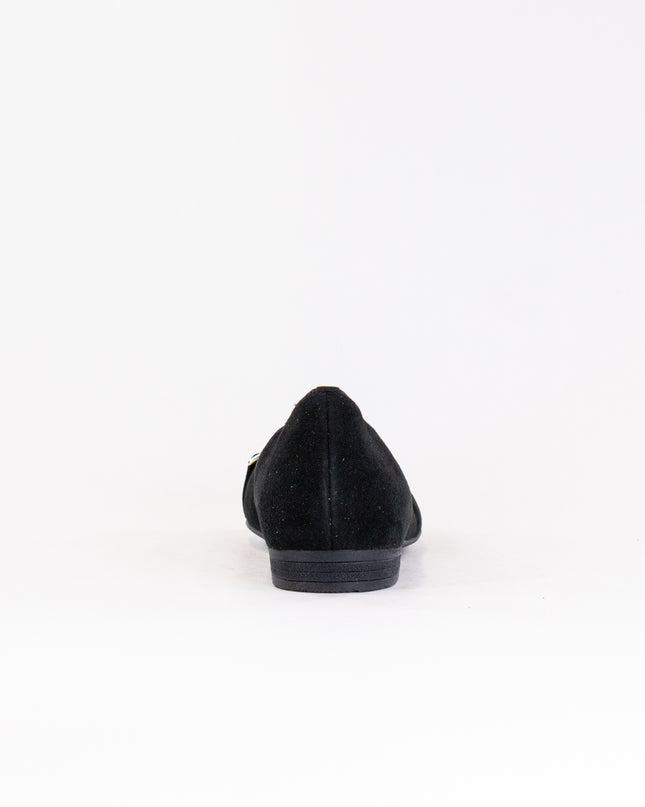 Ara Sky Flat (Women's) - Black Suede
