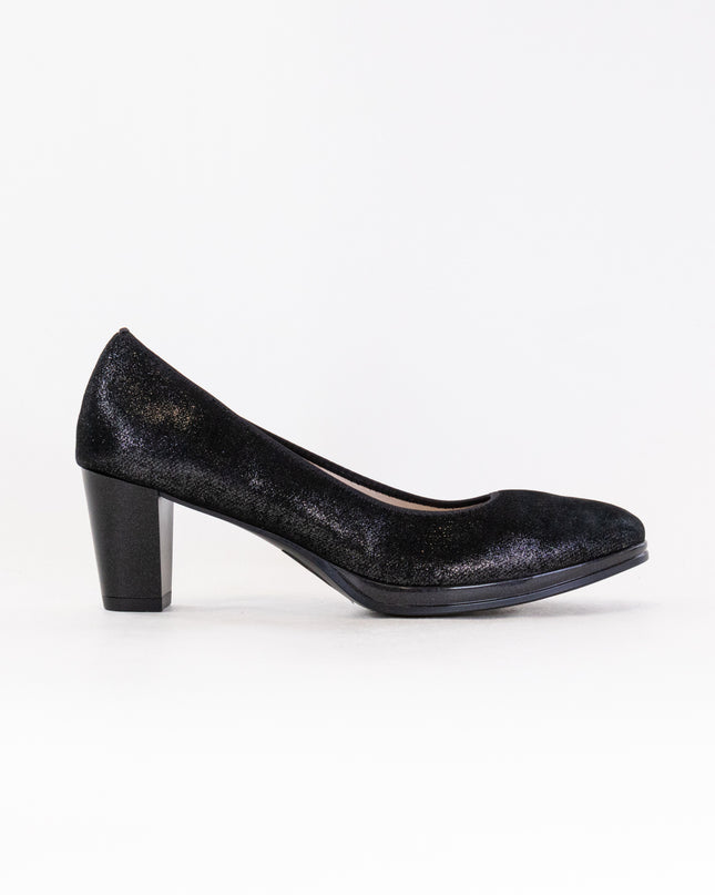 Ara Ophelia Pump (Women's) - Black Glitter Metallic