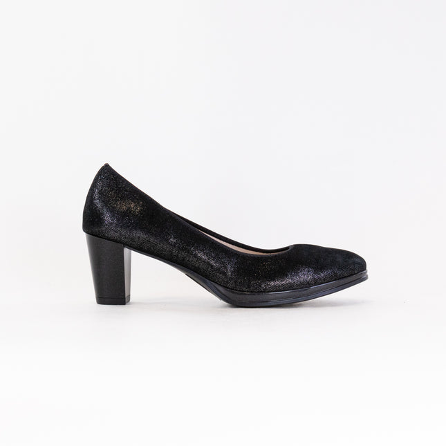Ara Ophelia Pump (Women's) - Black Glitter Metallic