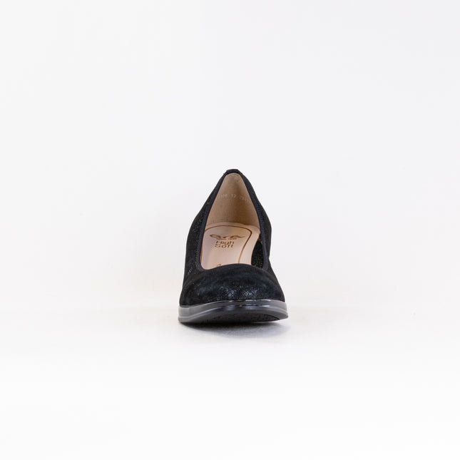 Ara Ophelia Pump (Women's) - Black Glitter Metallic
