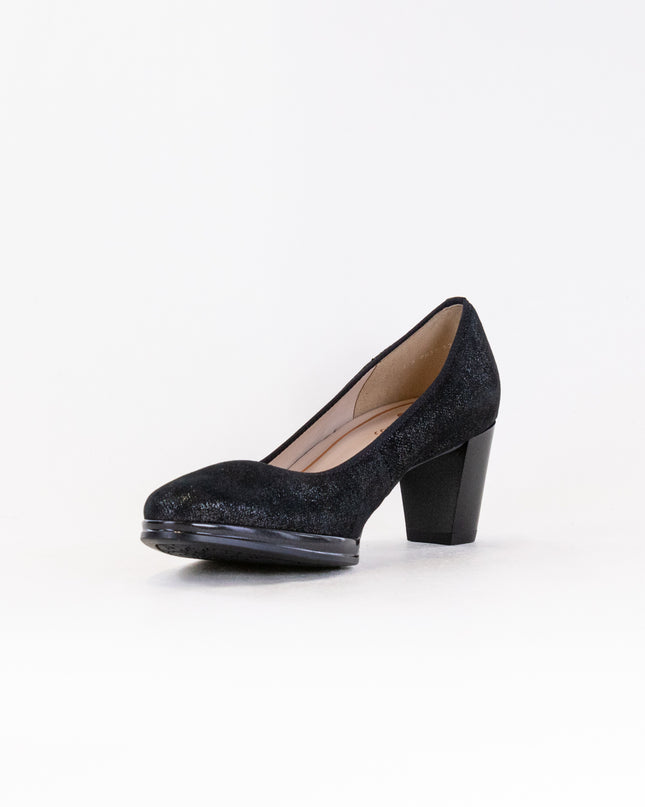 Ara Ophelia Pump (Women's) - Black Glitter Metallic