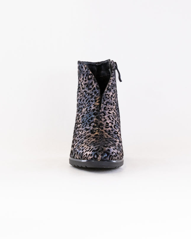 Ara Oriel V Cut Bootie - Titan Metallic Suede
