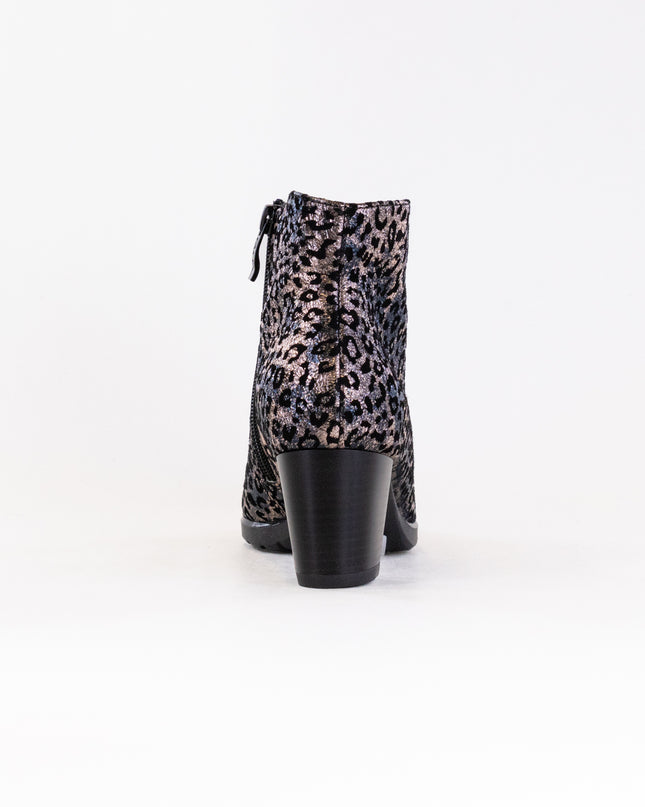 Ara Oriel V Cut Bootie - Titan Metallic Suede