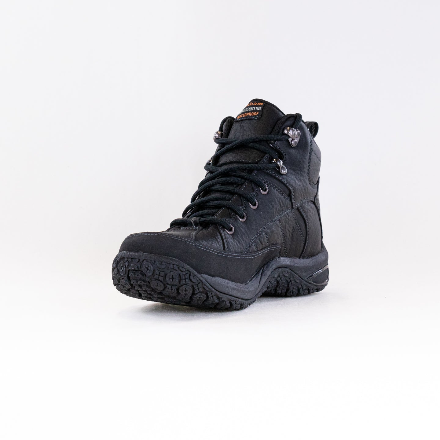 Dunham Lawrence Mid Waterproof Boot (Men's) - Black Leather