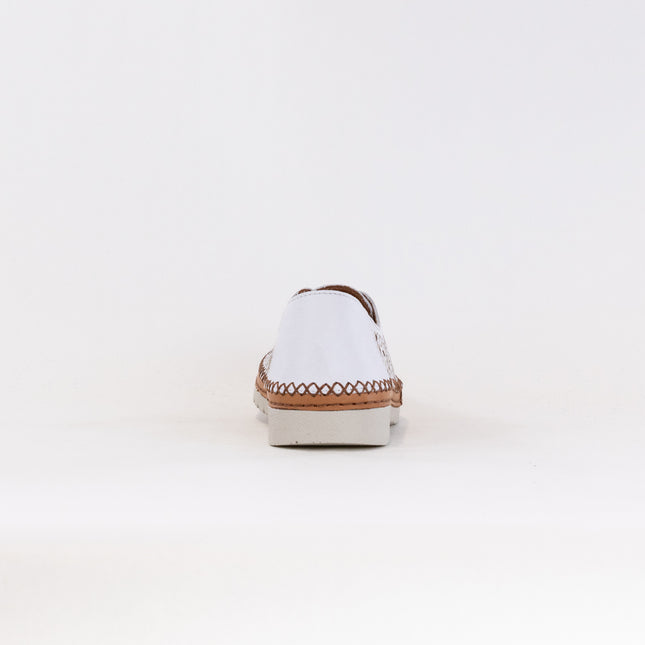 Spring Step Indi (Women's) - White Leather