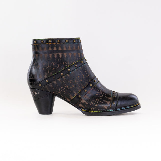 L'Artiste  Niobe (Women's) - Black Multi Leather