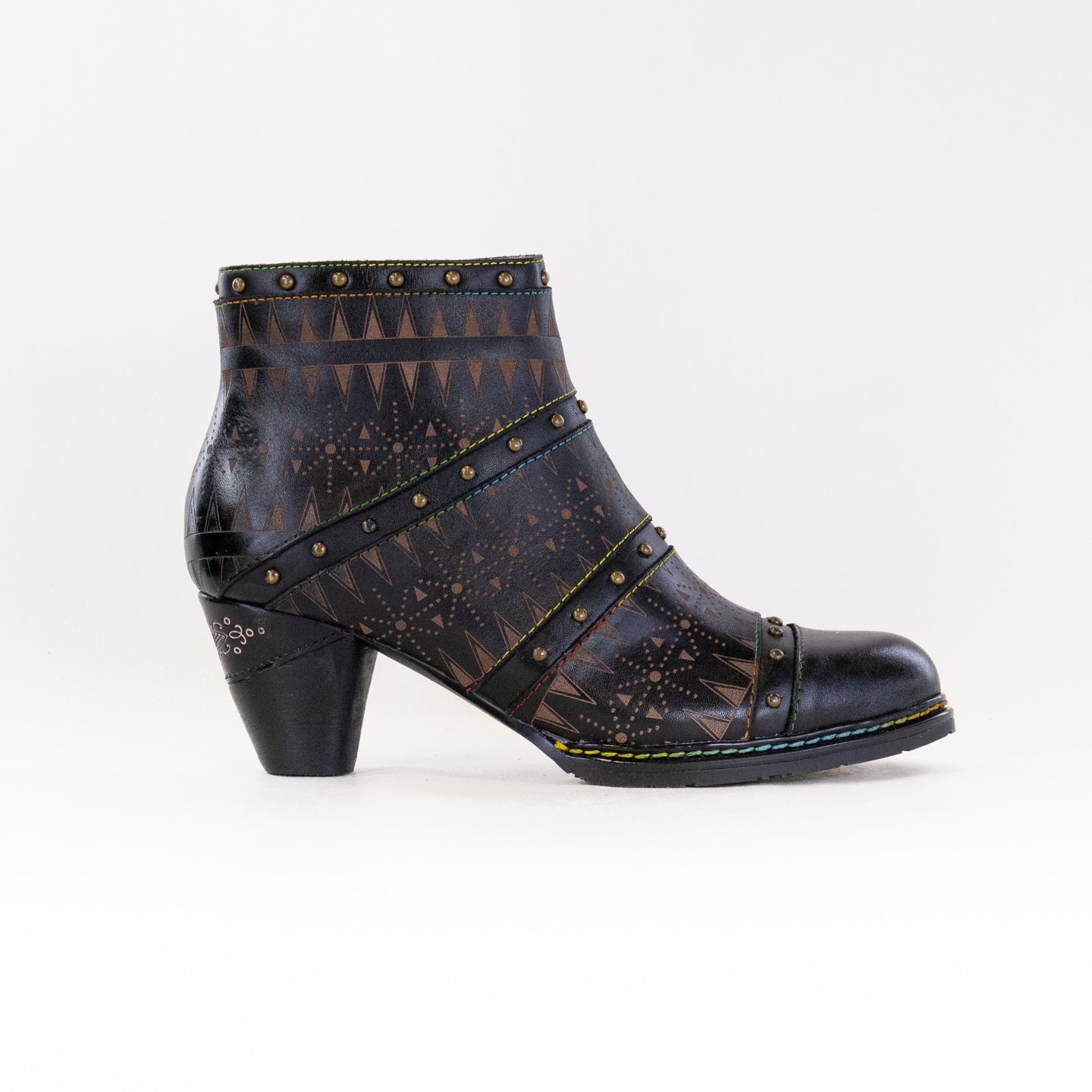 Spring Step L'Artiste  Niobe (Women's) - Black Multi Leather