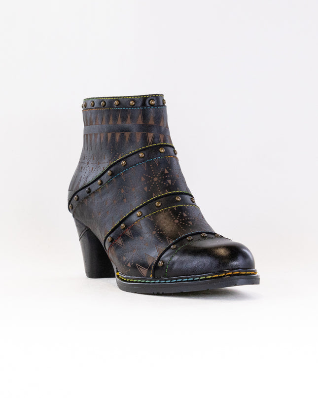 L'Artiste  Niobe (Women's) - Black Multi Leather