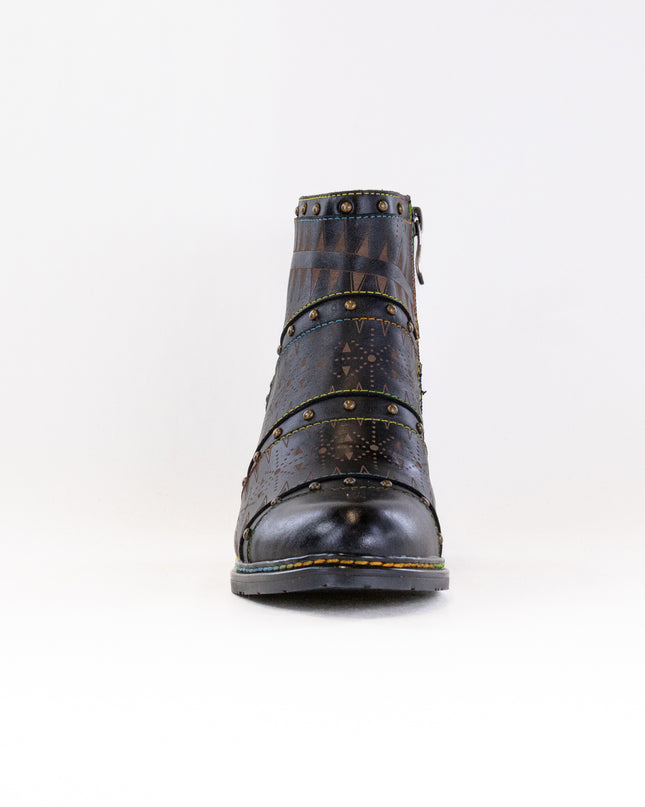 L'Artiste  Niobe (Women's) - Black Multi Leather