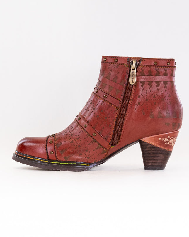 L'Artiste Niobe (Women's) - Rust Multi Leather