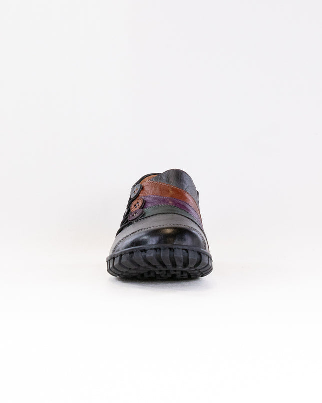 Spring Step Neeta (Women's) - Dark Grey Multi Leather