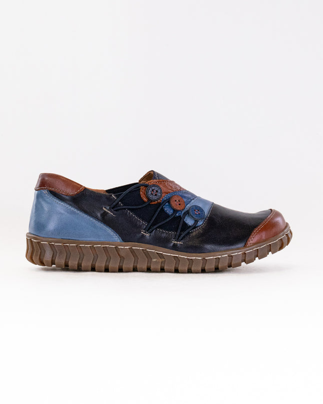 Spring Step Neeta (Women's) - Navy Multi Leather
